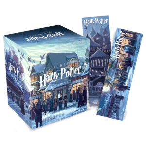 Box Harry Potter Scholastic - castelo (caixa azul)