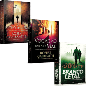 Combo com três livros da série Cormoran Strike.