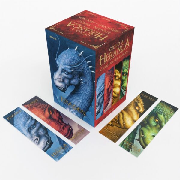 Box Ciclo A Herança (Eragon) 4 marcadores