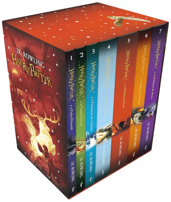 Box Harry Potter vermelho (edição “britânica”)