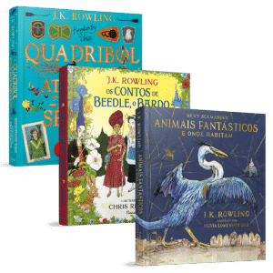 Combo Biblioteca Hogwarts Ilustrado
