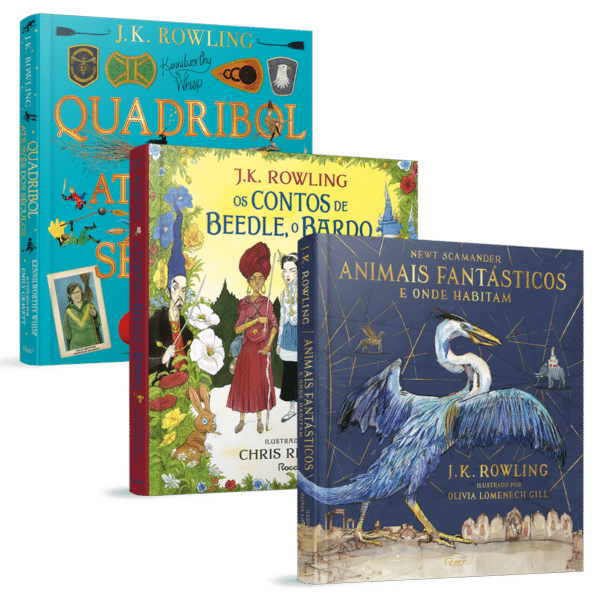 Combo Biblioteca Hogwarts Ilustrado