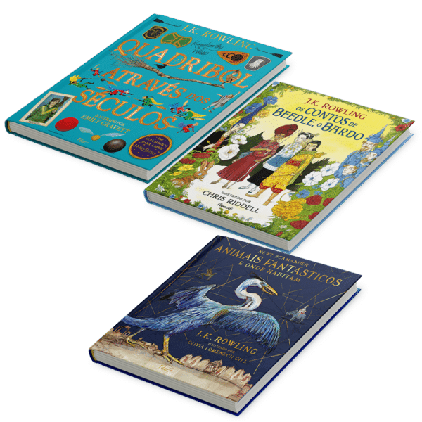 Combo Biblioteca Hogwarts Ilustrado