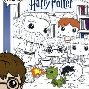 Livro de colorir oficial Funko Pop! Dos filmes de Harry Potter