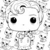 Livro de colorir oficial Funko Pop! Dos filmes de Harry Potter