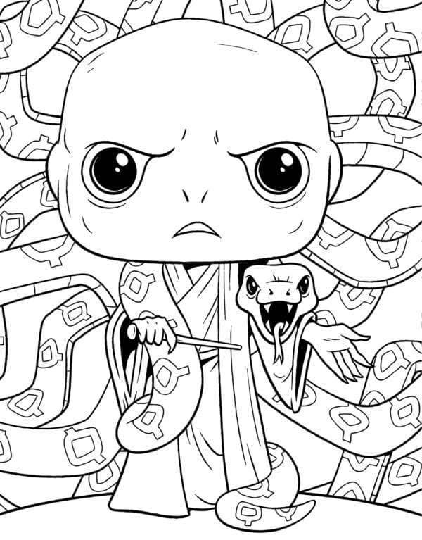 Livro de colorir oficial Funko Pop! Dos filmes de Harry Potter