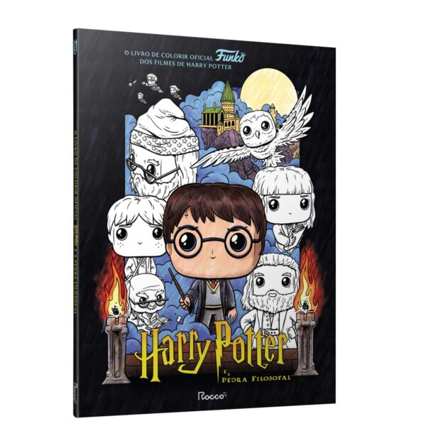 Livro de colorir oficial Funko Pop! Harry Potter e a Pedra Filosofal
