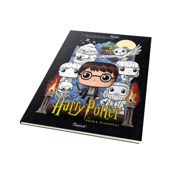 Livro de colorir oficial Funko Pop! Harry Potter e a Pedra Filosofal