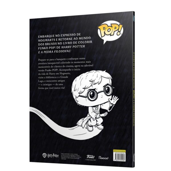 Livro de colorir oficial Funko Pop! Harry Potter e a Pedra Filosofal