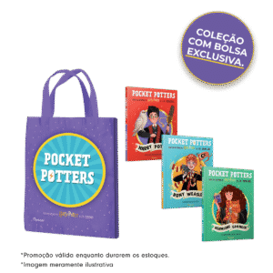 Coleção Pocket Potters (3 livros com sacola)